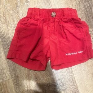 Red Properly Tied Shorts